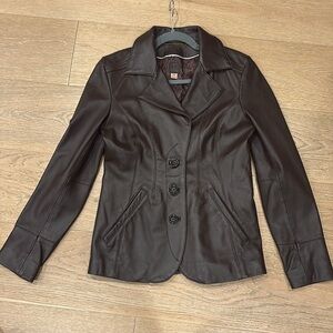Wilson Dark Brown Leather Jacket